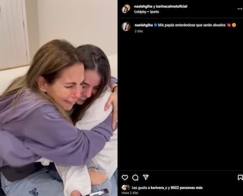 Karina Calmet rompe en llanto