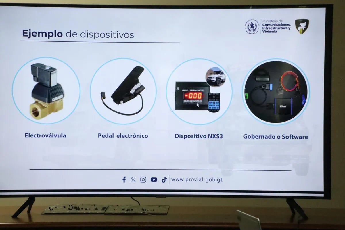 El Reglamento Gubernativo 38-2019 activó un nuevo tramo de sanciones al cumplirse seis meses de vigencia de la obligación del Sistema Limitador de Velocidad. (Provial)