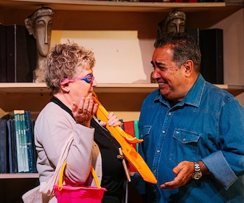 Los actores Diego Pérez y