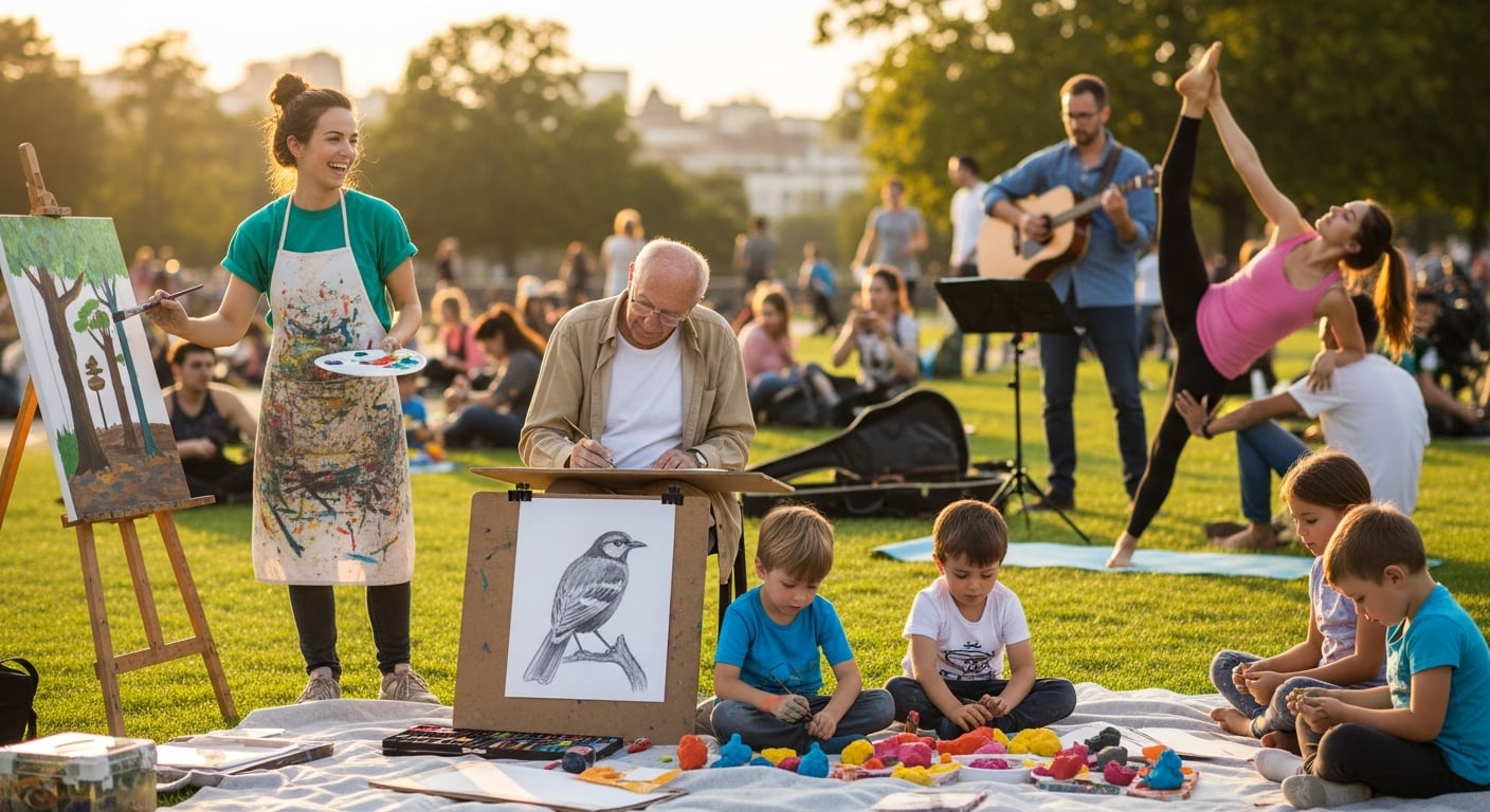 La participación regular en arte, música y manualidades reduce el riesgo de depresión en niños, adolescentes y adultos mayores a lo largo del tiempo (Imagen Ilustrativa Infobae)