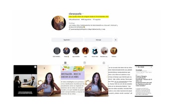 Clara se fue de Instagram