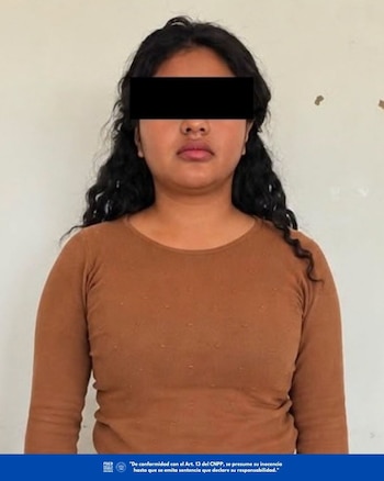 Irán Judith es identificada como media hermana de "La Italia", lideresa de la ASAEO también detenida. Crédito: FGEO