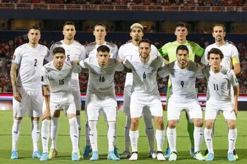 La selección de Uruguay se
