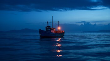 El agua adquiere un tono