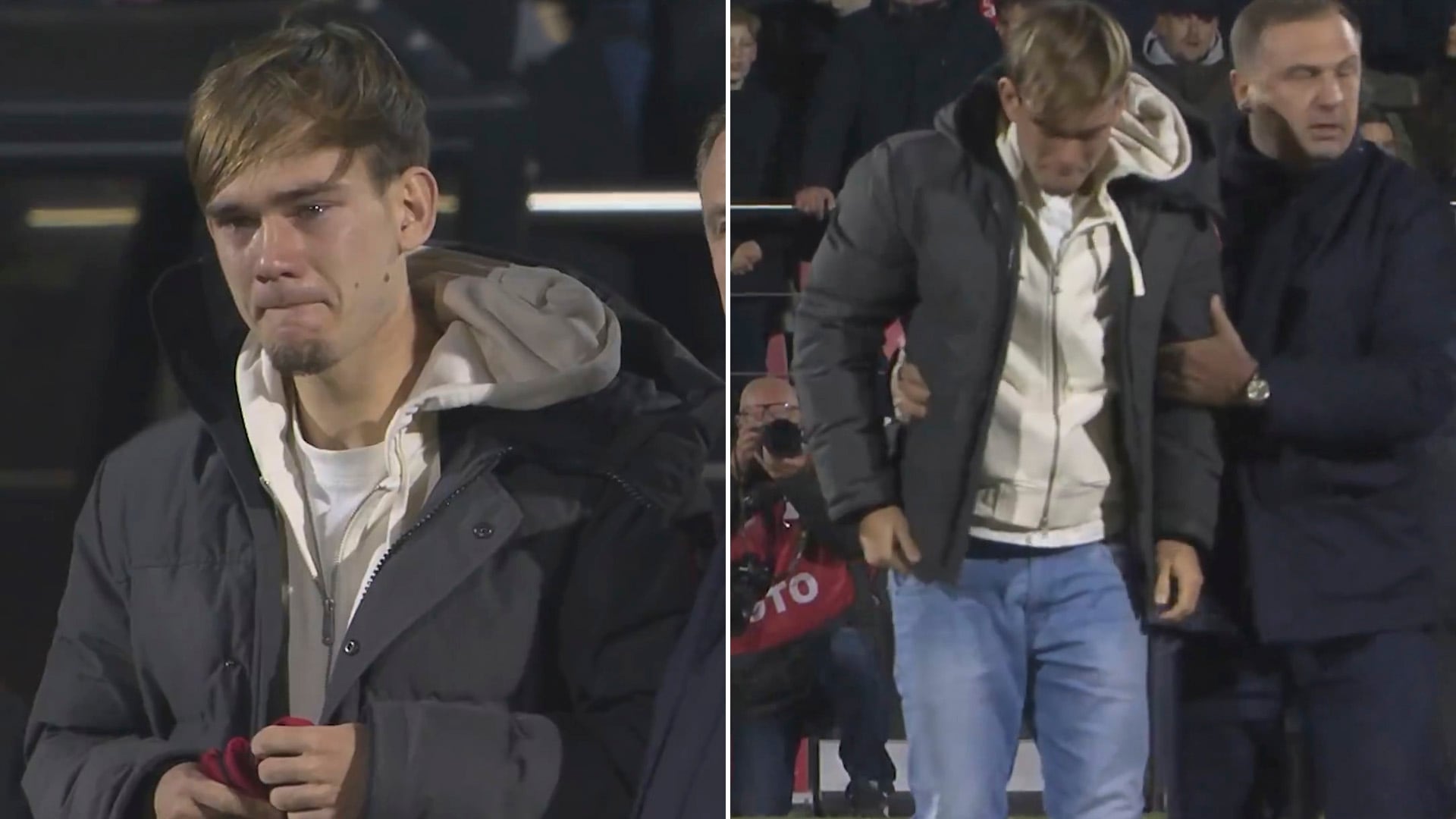 El conmovedor homenaje de un futbolista del Ajax a su novia fallecida (captura video)