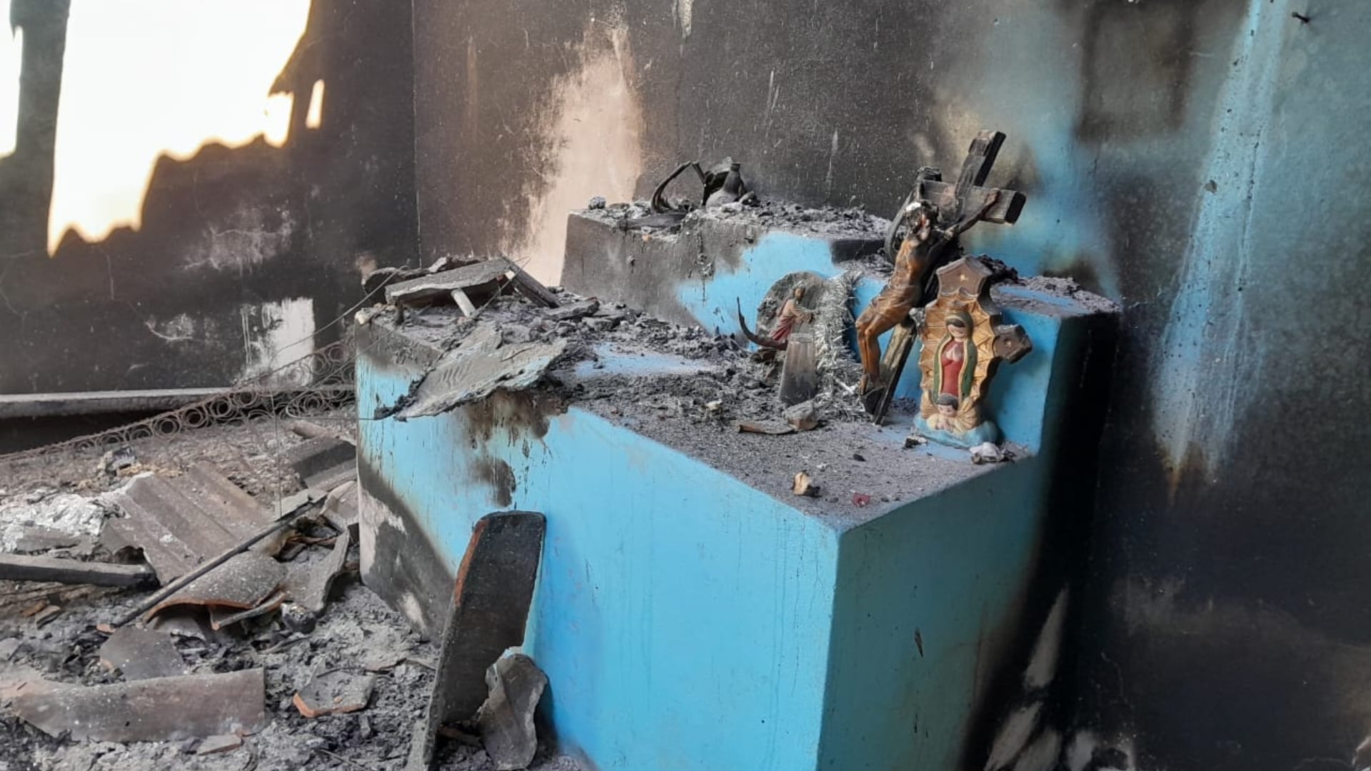 Ataques del CJNG en Michoacán .(Facebook/Comunicación Ostula)