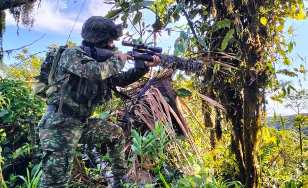 Operativo militar en zona rural de Briceño dejó enfrentamientos entre tropas del Ejército y disidencias del frente 36. - crédito Ejército Nacional