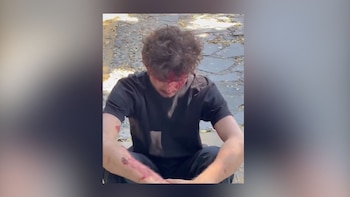 Agresión a extranjero en funeral