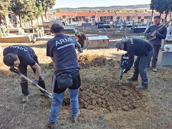 Exhumaciones llevadas a cabo por