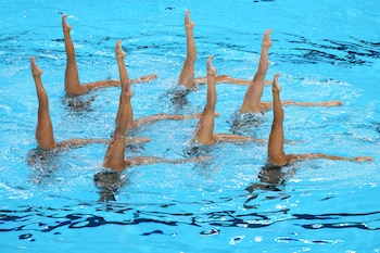 El equipo estadounidense de nado