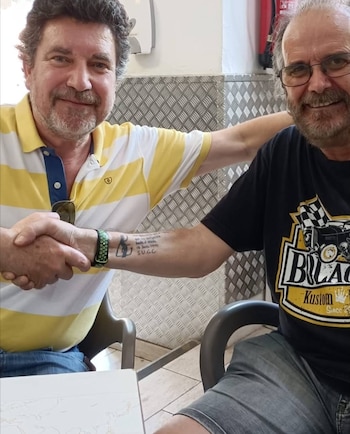 José Manuel León Sánchez (i) y Alejandro Álvarez Borja (d) (foto cedida)