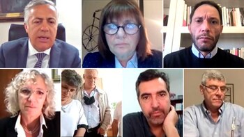 Reunión virtual de la oposición