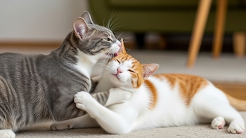 El acicalamiento entre gatos no siempre es afecto, según un estudio