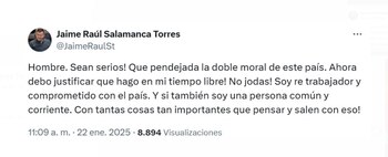 Jaime Raúl Salamanca respondió sobre