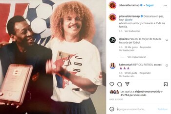 Publicación del Pibe en su