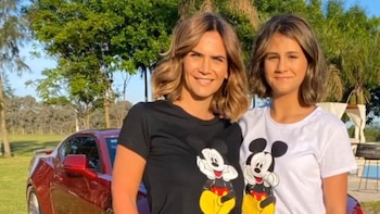 Amalia Granata con su hija