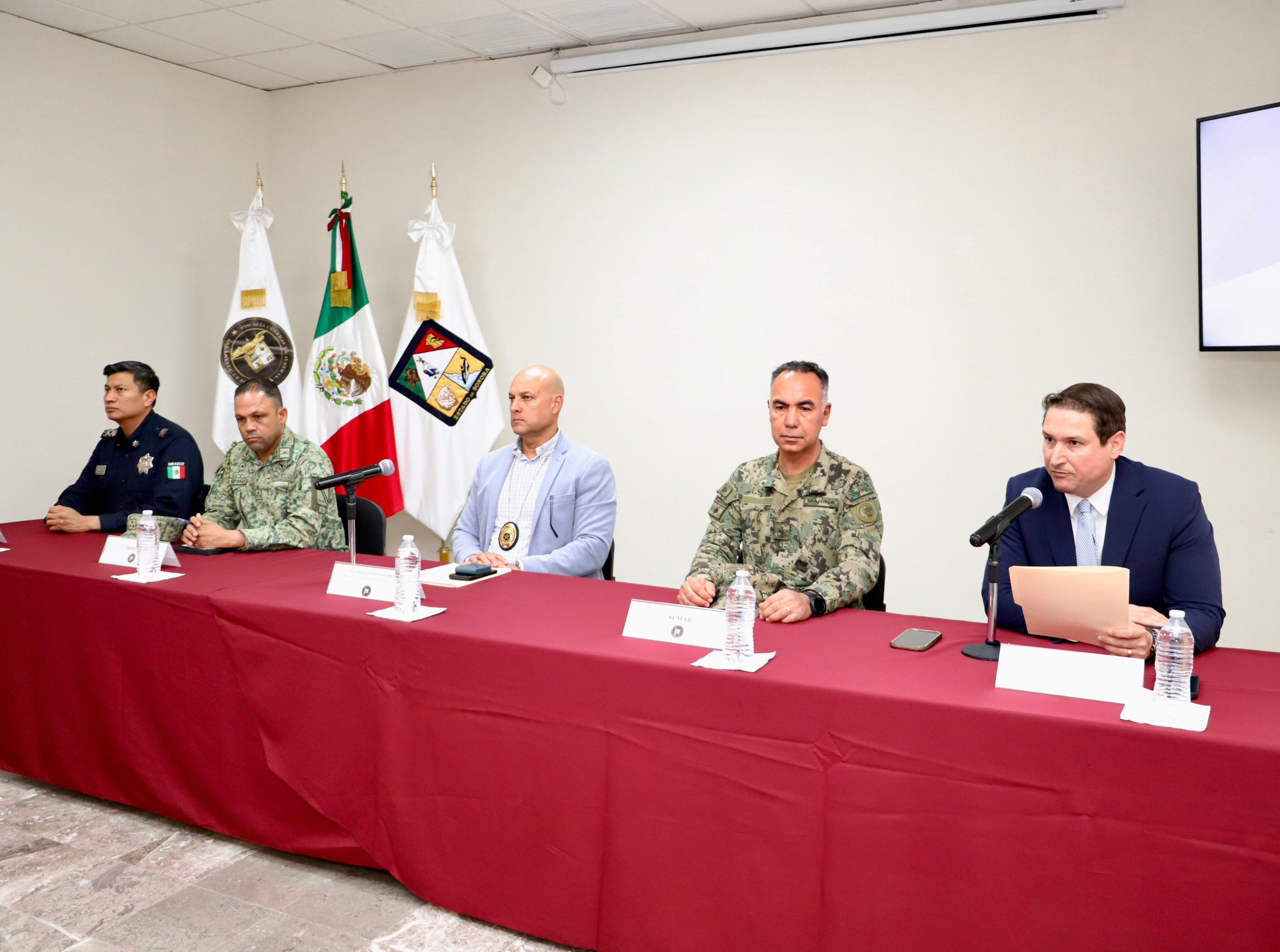 La Fiscalía General de Justicia de Sonora realizó una conferencia de prensa en la que informó la detención del líder de la célula de Los Mata Salas, con lo que afirmaron que se encuentra