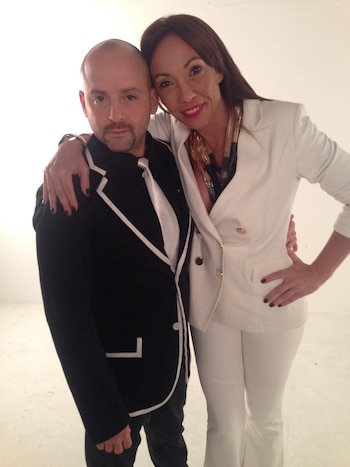 José María Muscari y Ernestina Pais en 2014, cuando hicieron Familia de Mujeres