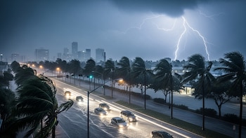 El sur de Florida enfrenta condiciones climáticas severas y riesgo de inundaciones repentinas este martes