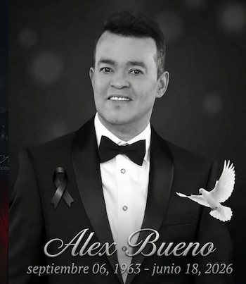 Alex Bueno, una de las voces más virtuosas, versátiles y queridas de la República Dominicana, cuya música marcó a varias generaciones.