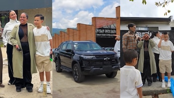 Este fue el lujoso carro que recibió la madre de Cossio por parte de sus hijos - crédito @yefersoncossio/ Instagram