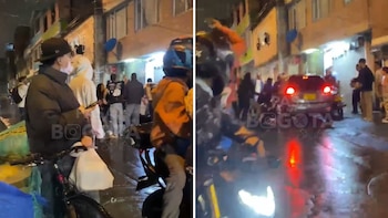 Hombre arrolló a varias personas en Suba, después de una violenta riña que comenzó dentro de un establecimiento comercial