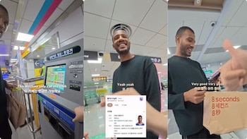 El futbolista colombiano Julián Bonilla se hizo viral tras perderse en el metro de Corea del Sur y ser ayudado por un ‘influencer’: “Me salvaste”