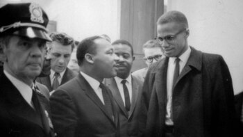 Luther King y Malcolm X,