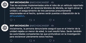 (Foto: Twitter@MICHOACANSSP)