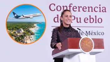 Claudia Sheinbaum atribuye crisis de vuelos en Tulum al aumento en precio de la turbosina