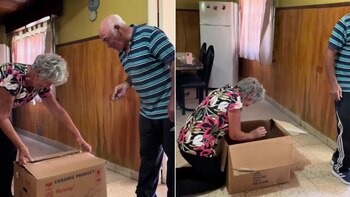 Una joven sorprendió a sus