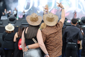 Fans en el festival Arre