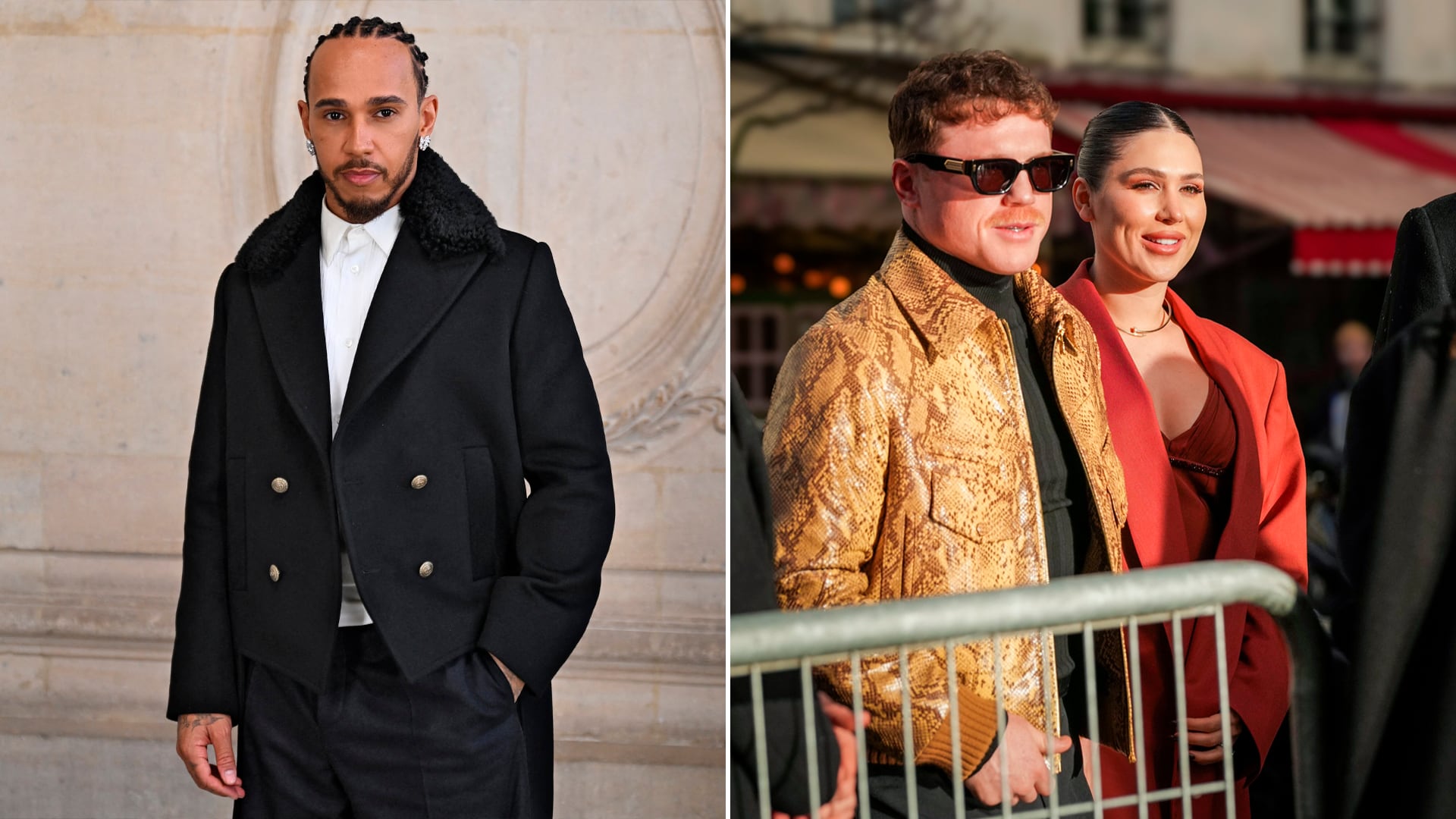 Lewis Hamilton y Canelo Álvarez sorprendieron con sus looks en París