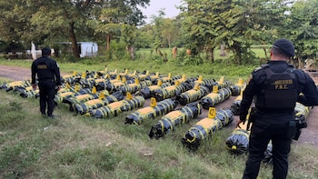 El ingenioso escondite que casi burla a la Policía: 44 rollos de tela y 1.217 kilos de marihuana en Guatemala