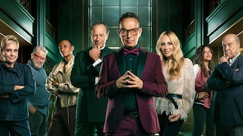 Àngel Llàcer presenta 'Una fiesta de muerte', un Cluedo con famosos "cuidado y glamuroso": "Es como una película"