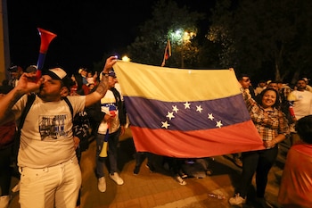 Ciudadanos venezolanos en Quito (Ecuador).