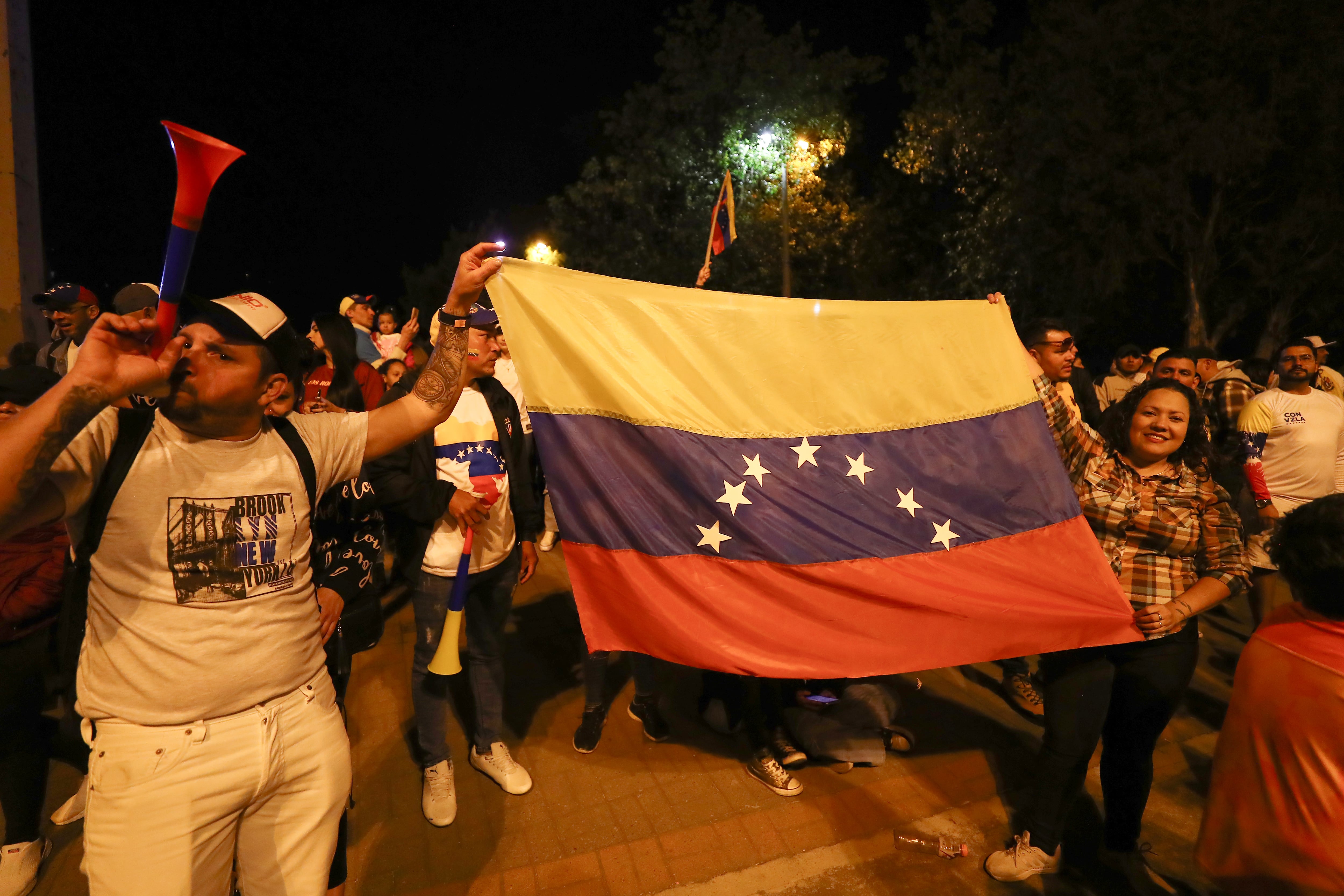 Ciudadanos venezolanos en Quito (Ecuador). EFE/ José Jácome