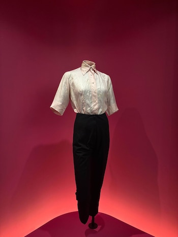 Marilyn Monroe en una exposición en la Cinemateca francesa en París