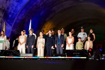 En el acto del 20 de julio, Rendón entregó propuestas a Abelardo De La Espriella que incluyen el Plan Cazador, la reactivación del Ferrocarril de Antioquia y una ley para destrabar Pacífico 1 - crédito Gobernación de Antioquia
