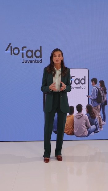 La reina, presidenta de honor de Fad Juventud, ha mandado un mensaje en el 40.º aniversario de su fundación. (Casa Real)