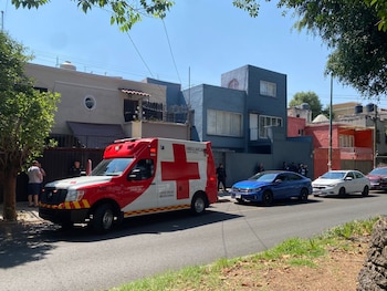 Os quatro corpos foram encontrados na casa azul. Crédito: Facebook - Conecta Azcapotzalco