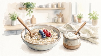Avena o yogur griego: cuál es el mejor para mejorar el tránsito intestinal