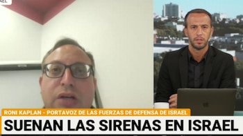El portavoz israelí debió resguardarse