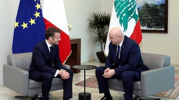 Aoun trata con Macron, Vance y Rubio la evolución del alto el fuego en Líbano