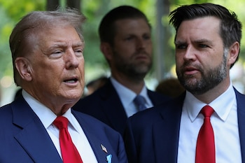 El candidato presidencial republicano Donald