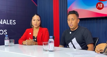 Christian Cueva consigue rectificación de Macarena Gastaldo tras polémicas declaraciones en televisión. Captura: Antena TV.