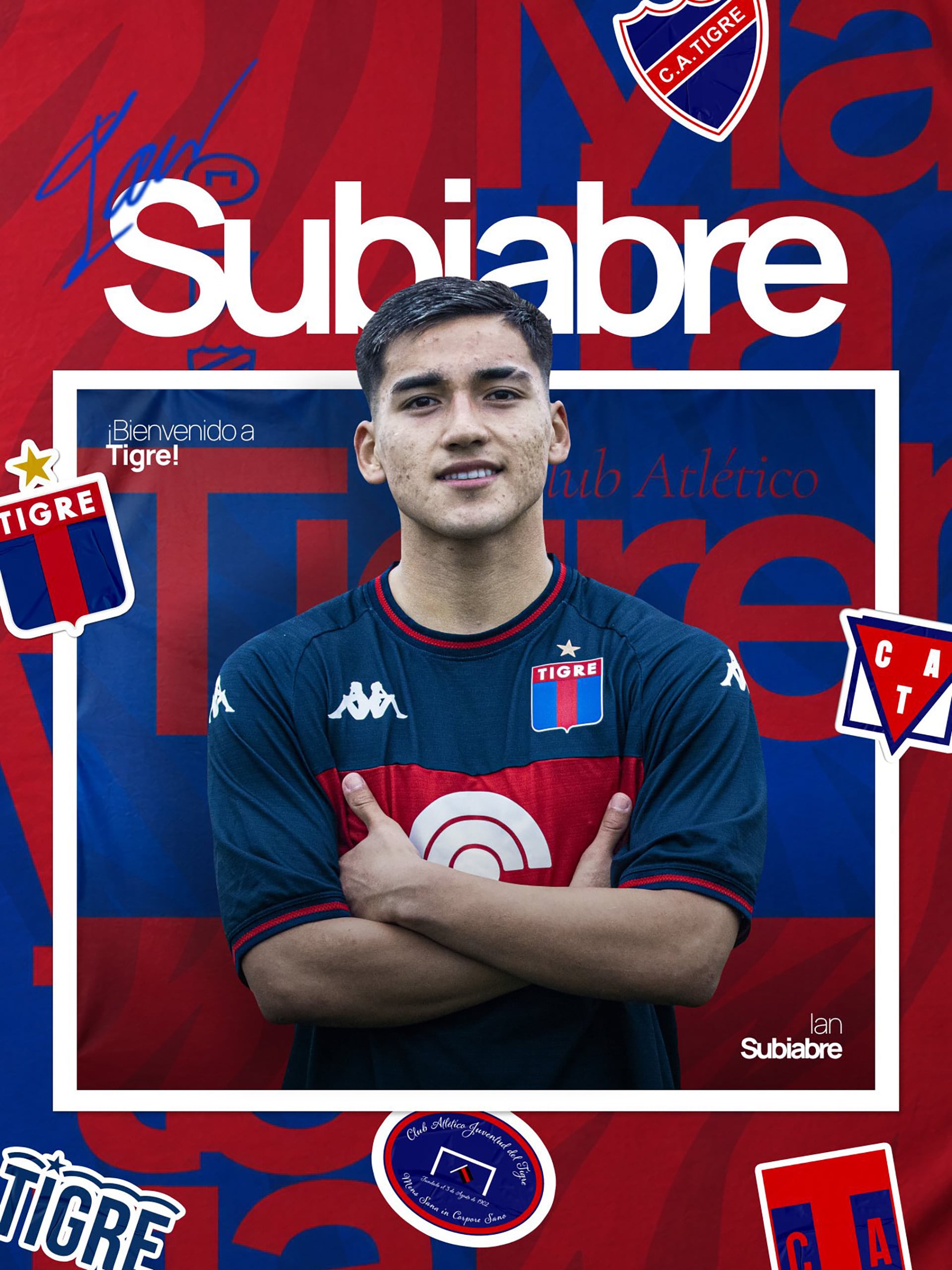 Ian Subiabre recaló en Tigre, a préstamo