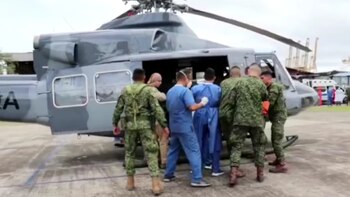 Cuatro infantes de Marina resultaron