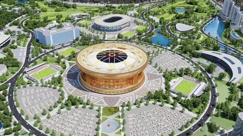 Una avenida de 120 metros de ancho y más de dos kilómetros de extensión conectará la ciudad con la Hanói International Sports City.