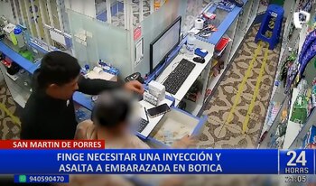 Delincuente roba S/2.000 en farmacia
